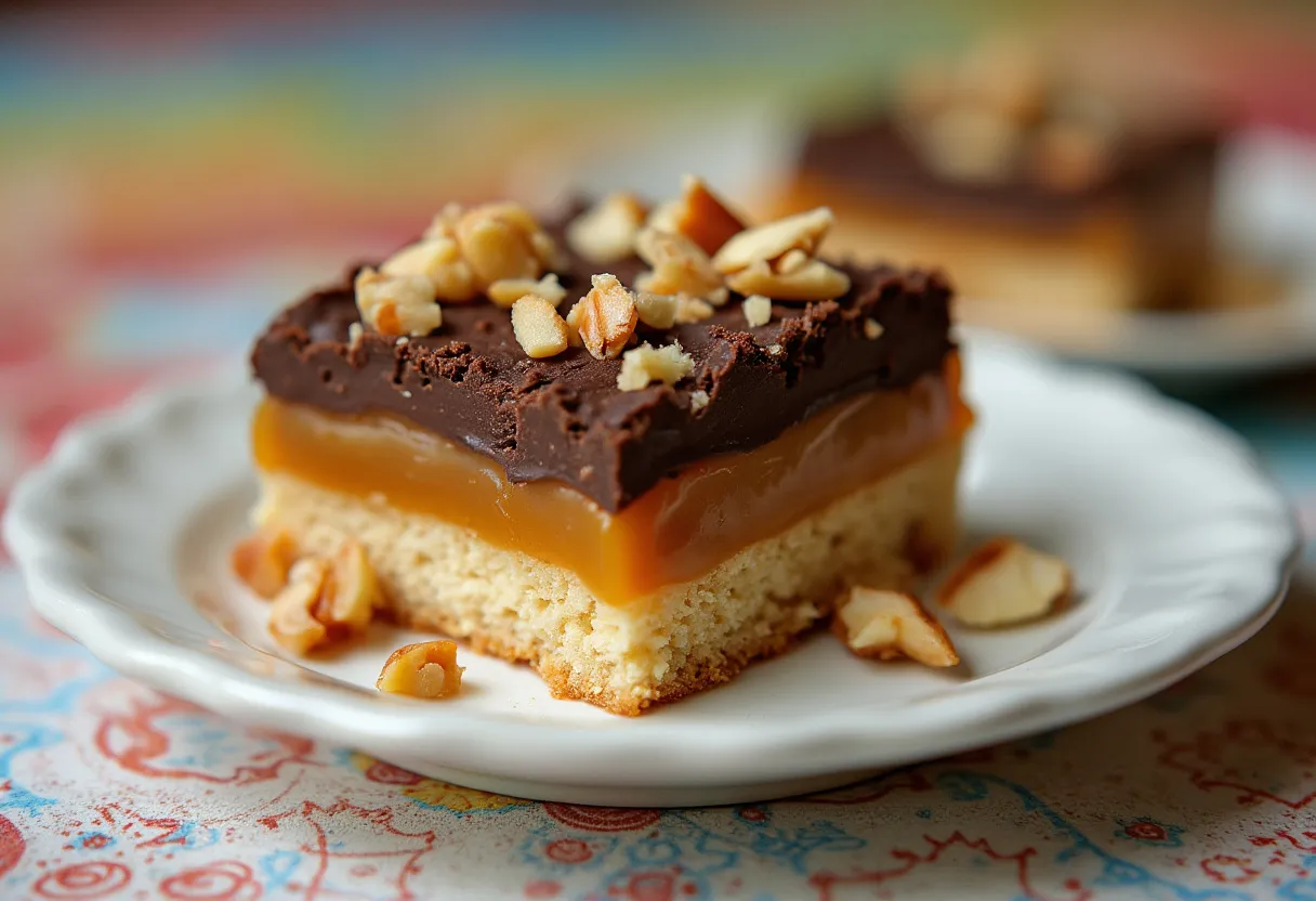 Ulster Caramel Crunch Slice