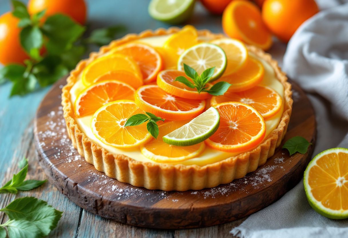 Valencia Citrus Tart