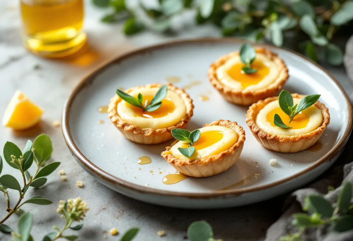 Vanilla Eucalyptus Tartlet recipe image