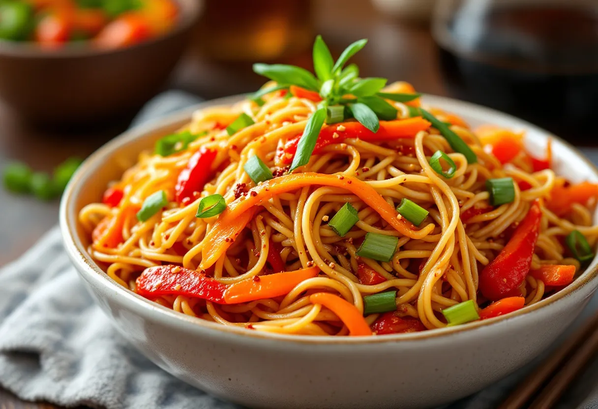 Vermicelli in Soy Sauce