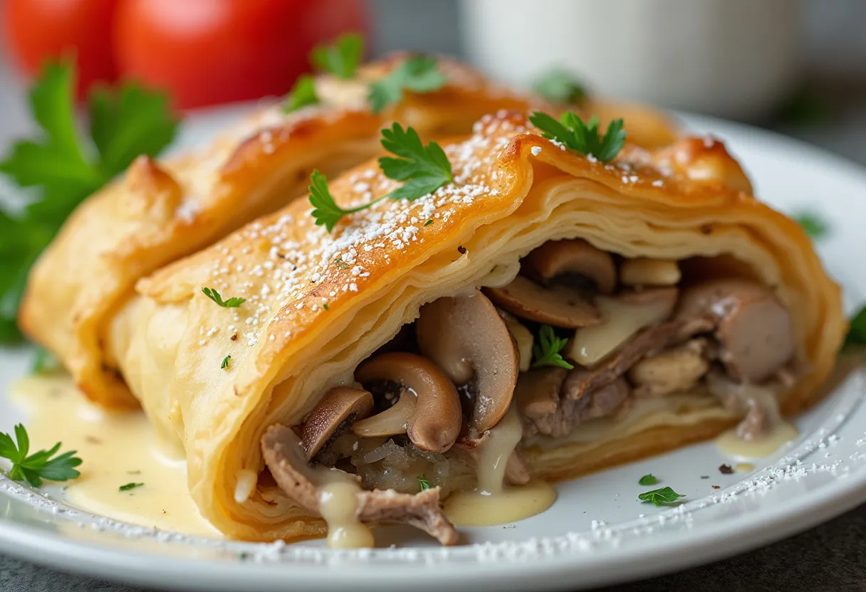 Viennese Pork Strudel