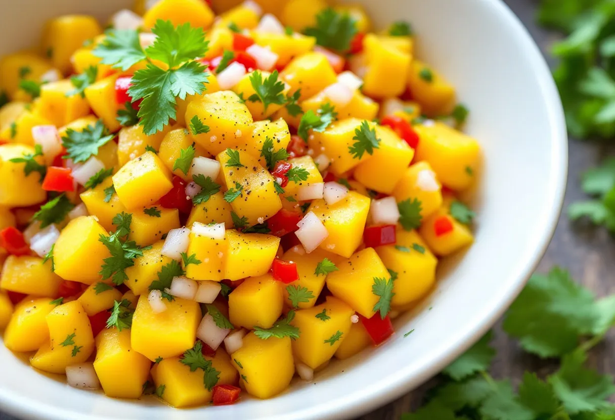 Vincentian Mango Salsa recipe image