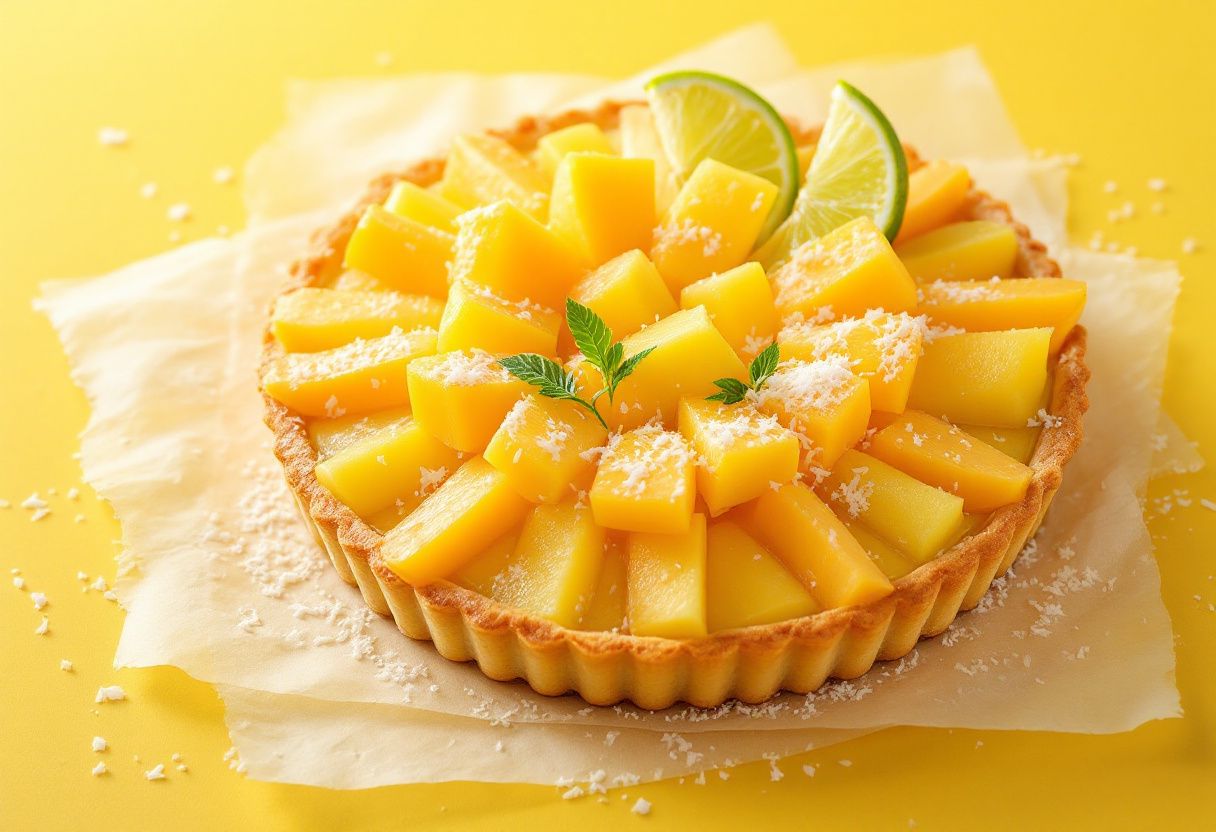 Vincentian Sunburst Tart recipe image
