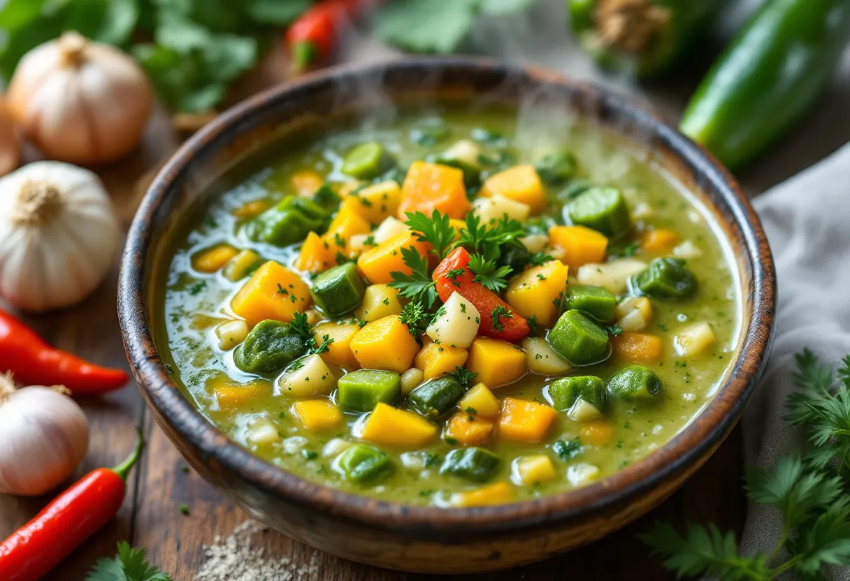 Vincy Callaloo Soup recipe image