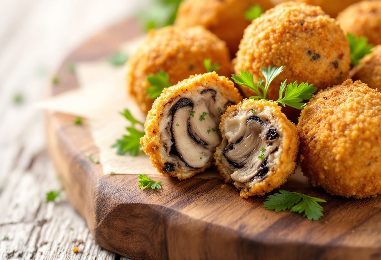 Waldpilz Kugeln recipe image