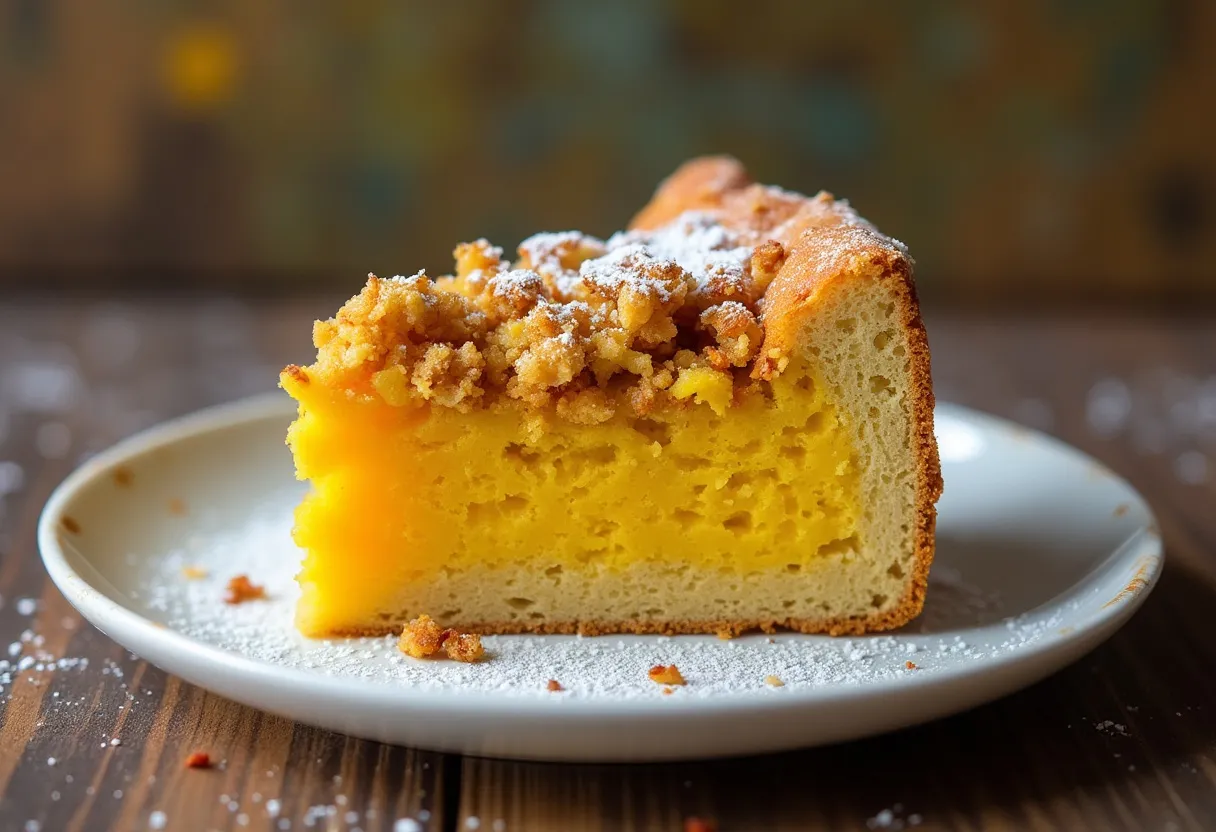 Welsh Saffron Crumble Cake recipe image