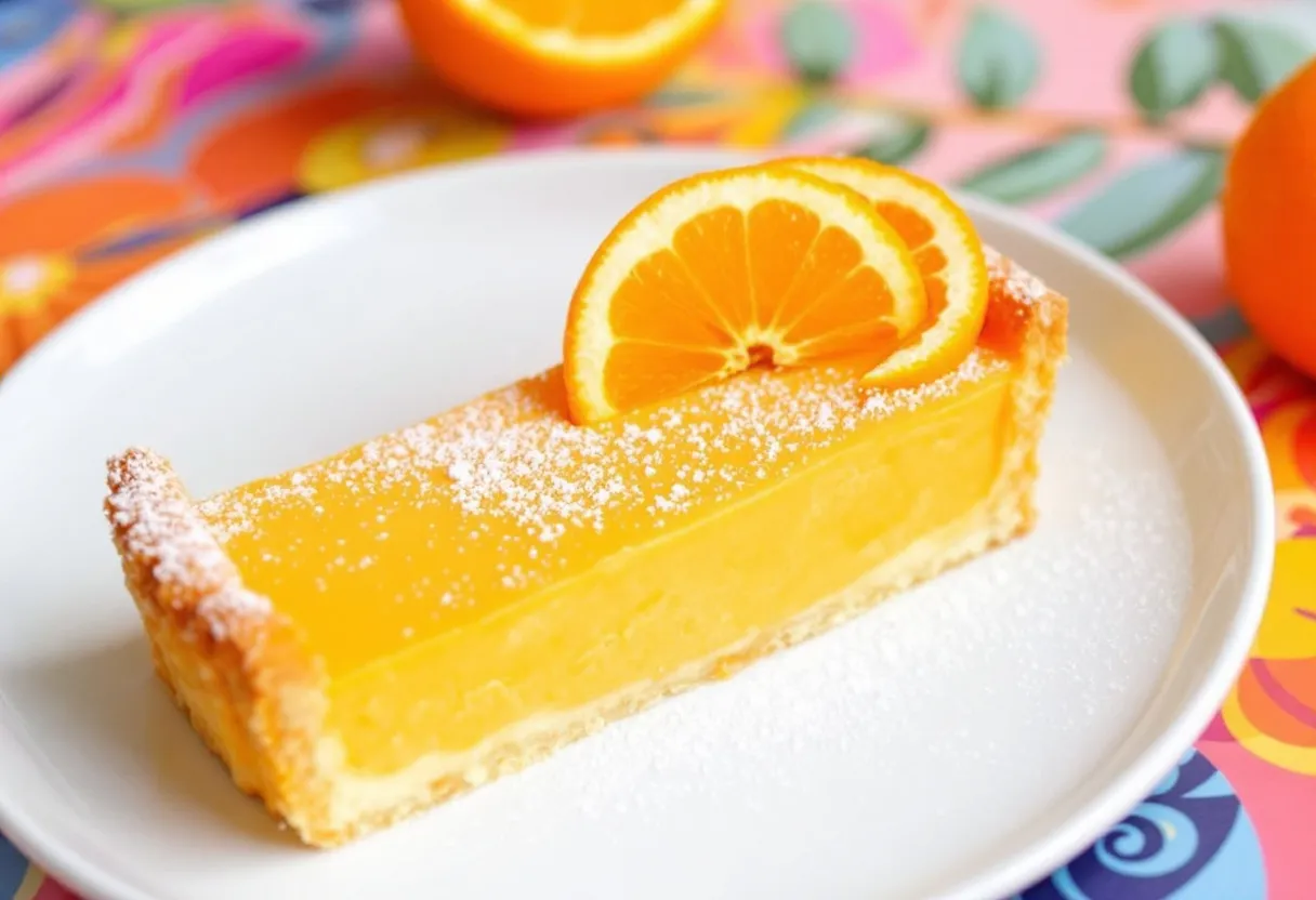 Welsh Yuzu Tart recipe image