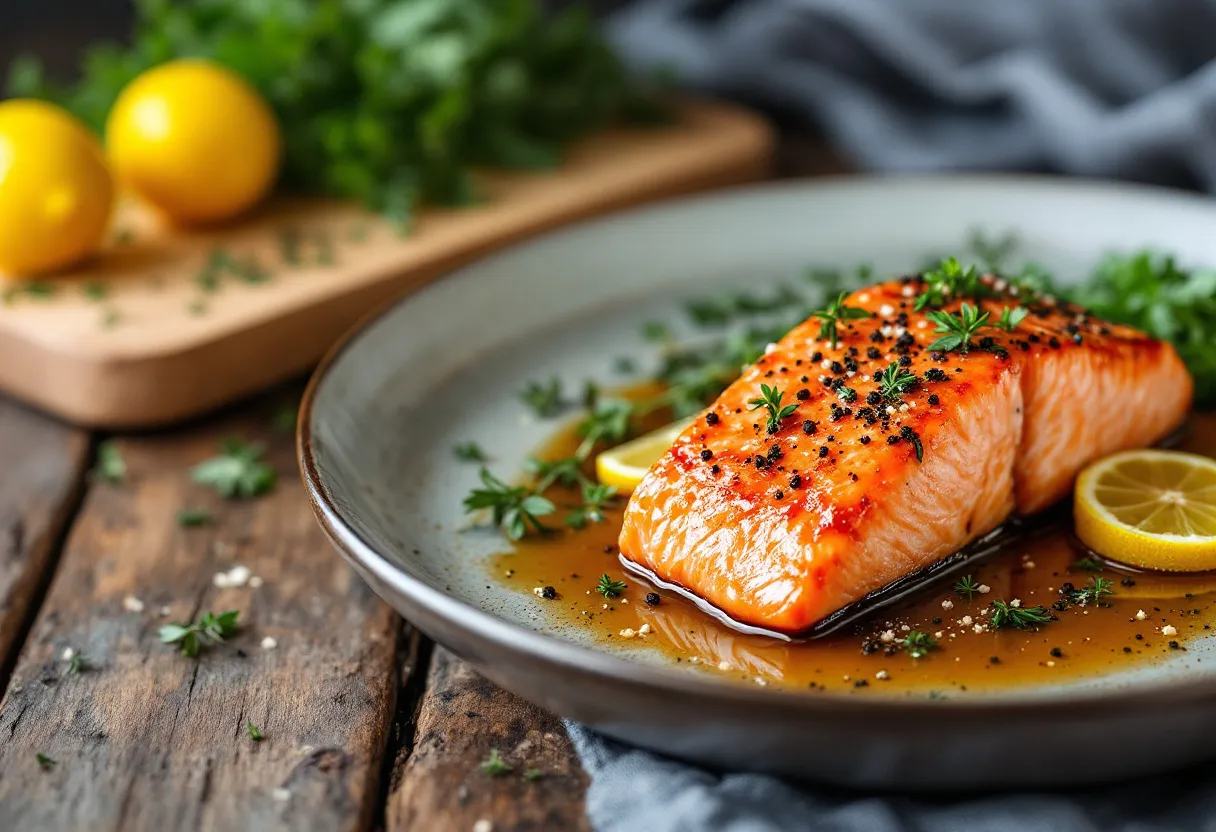 West Coast Cedar Plank Salmon recipe image