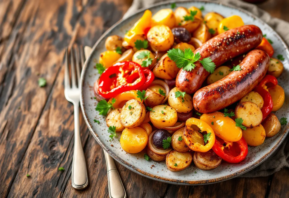 Wiener Wurstlpfanne recipe image