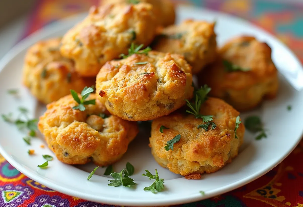 Wild Rice Bannock Bites