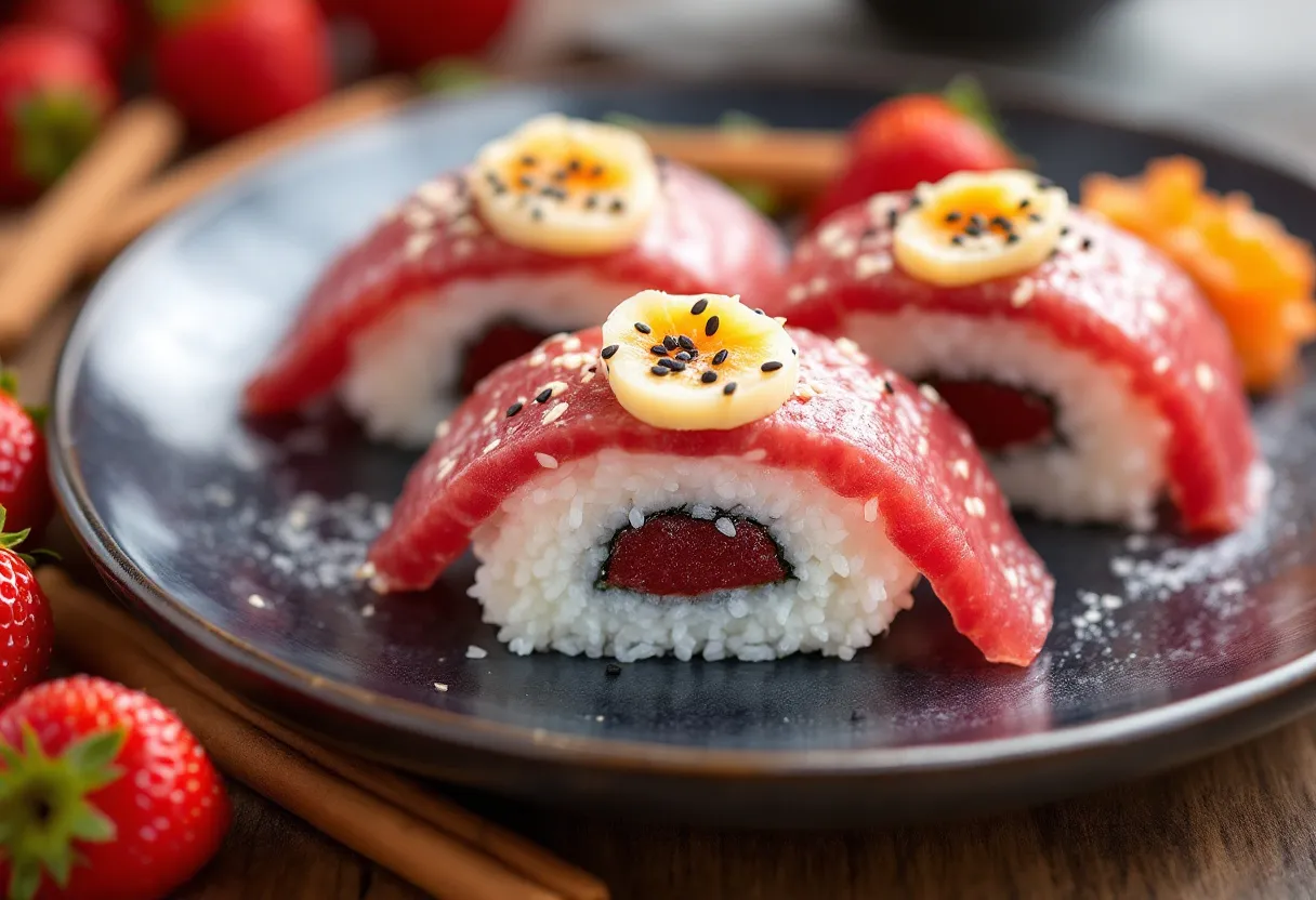 Yatsuhashi Nigiri recipe image