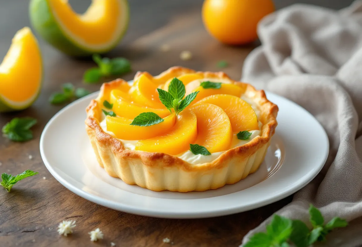 Yubari Melon Puff Tart