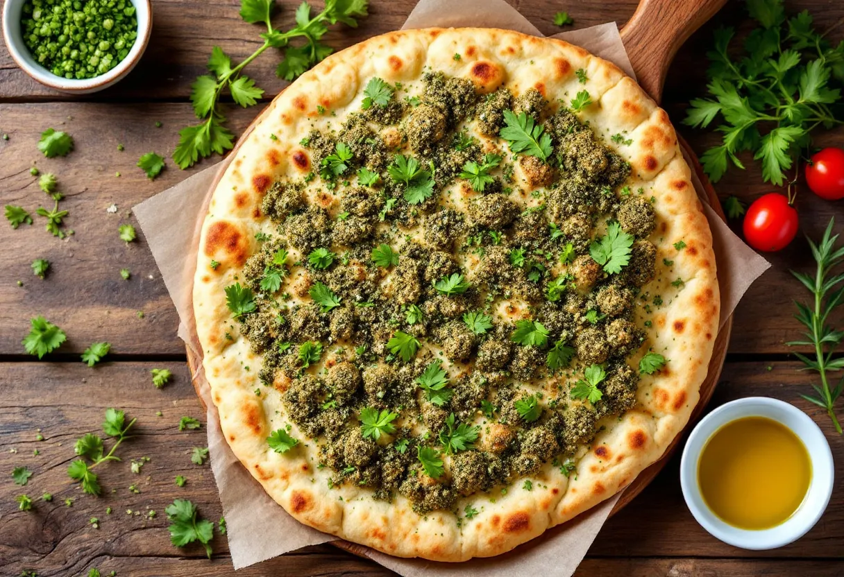 Zaatar Mana'eesh recipe image
