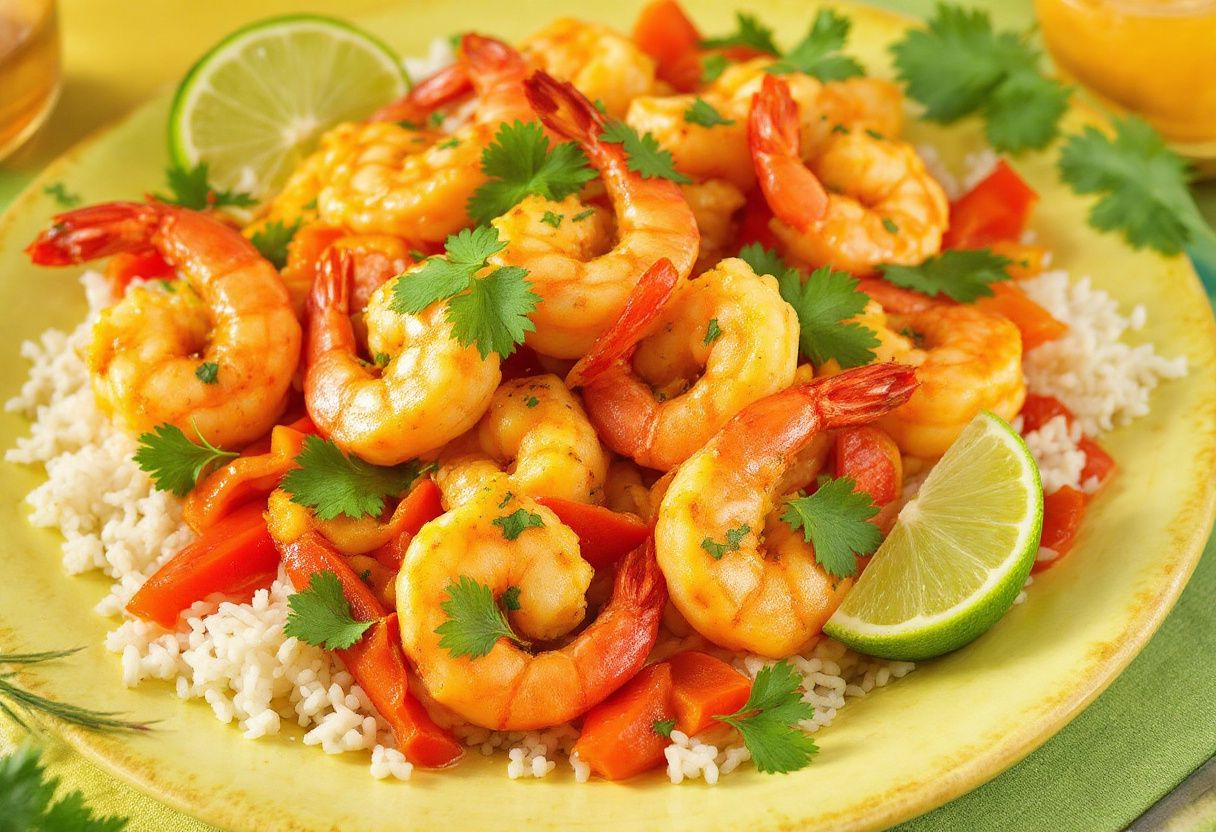 Zesty Coco Curry Shrimp