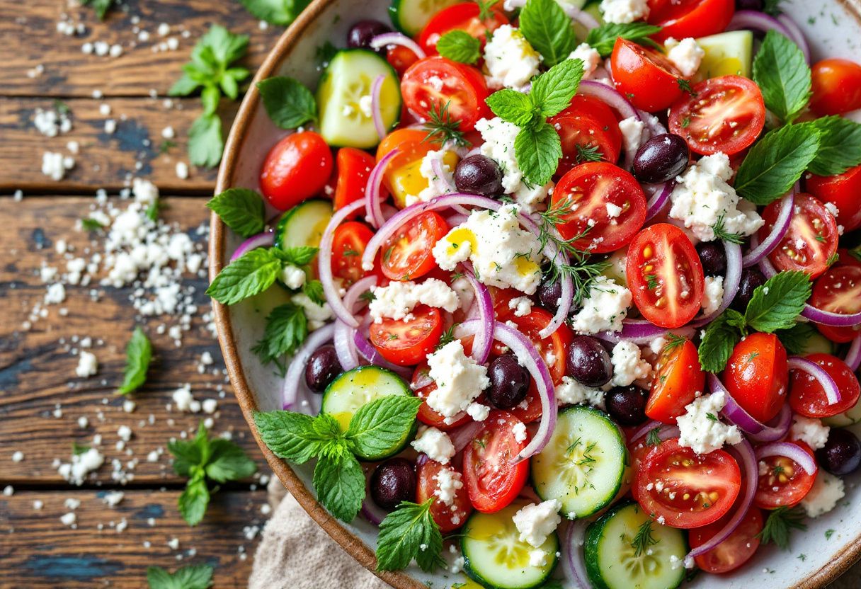 Zesty Cyclades Salad recipe image