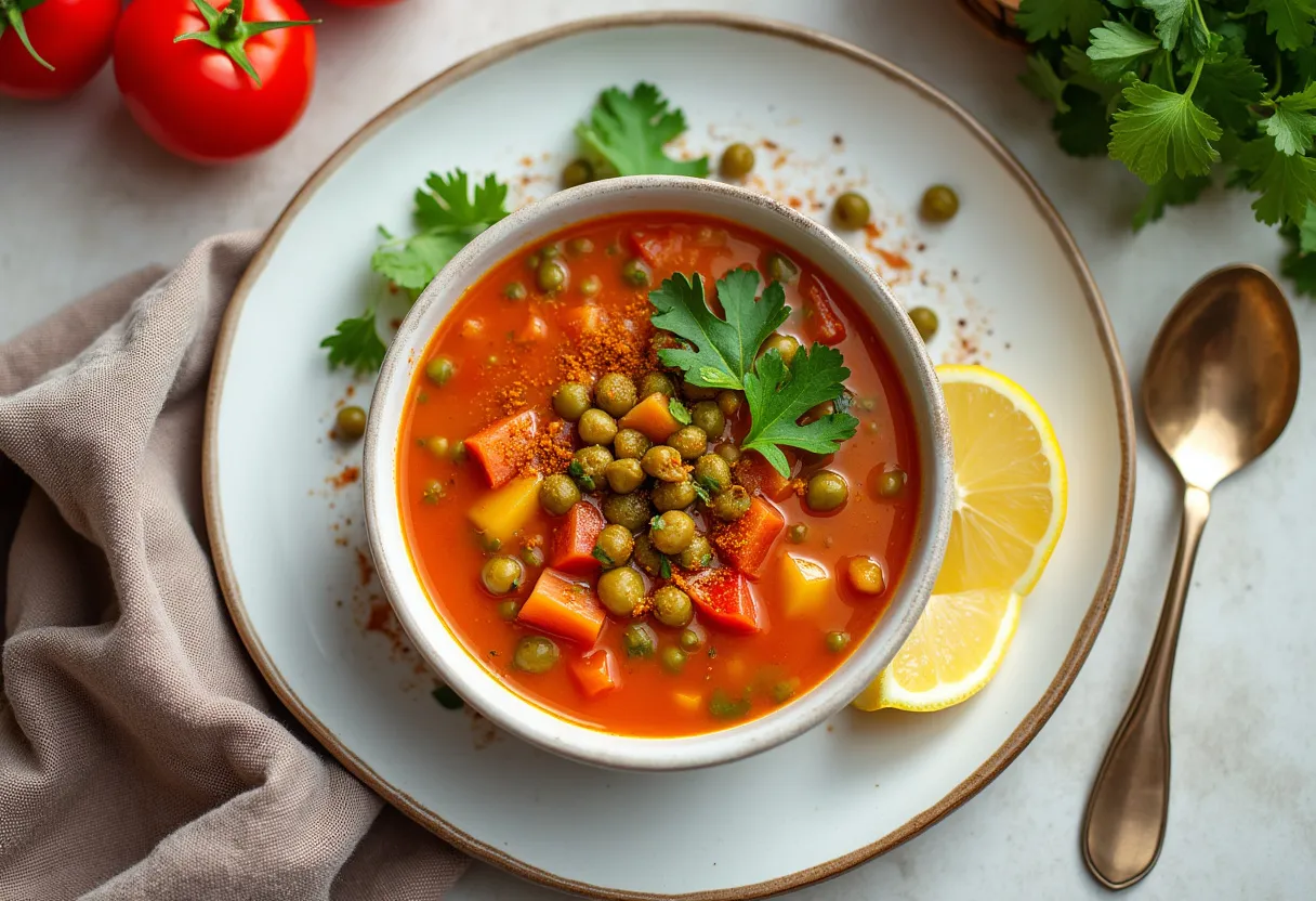 Zesty Harira Soup