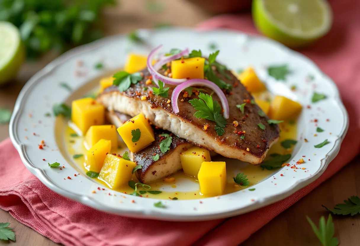 Zesty Marlin Fruity Sauté recipe image