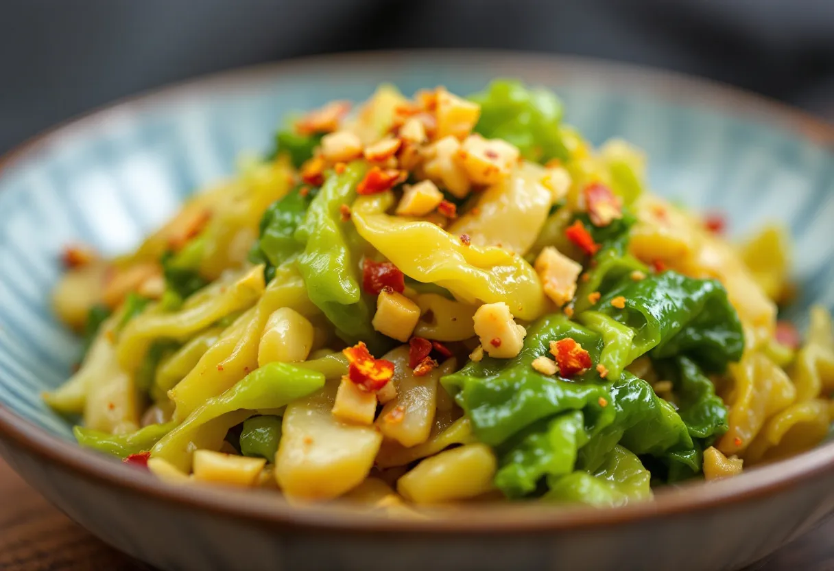 Zhenjiang Vinegar Cabbage recipe image