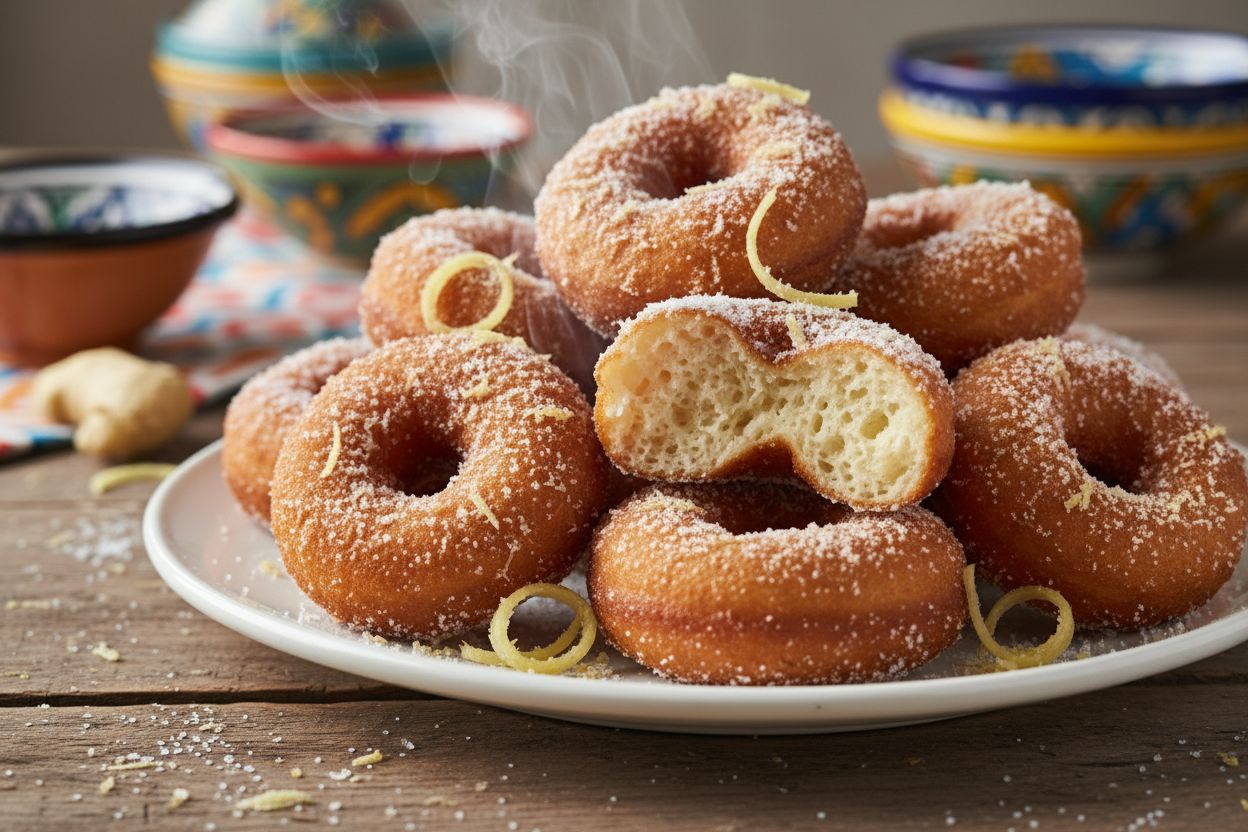 Bambalouni au Gingembre