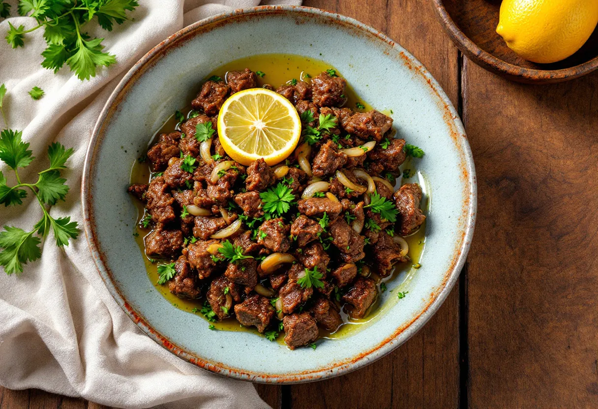 Bekdounes Bi Lahmeh recipe image