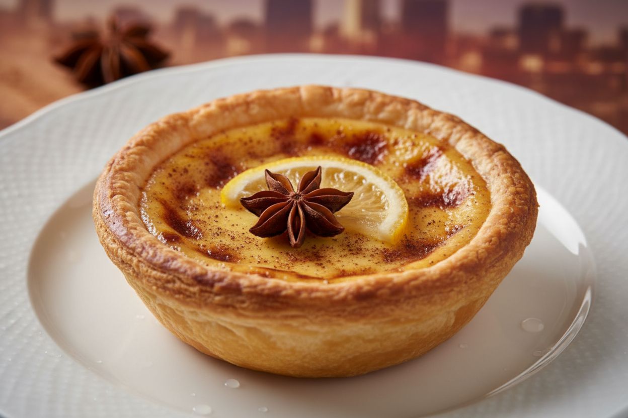 Macau Spice Custard Tart recipe image