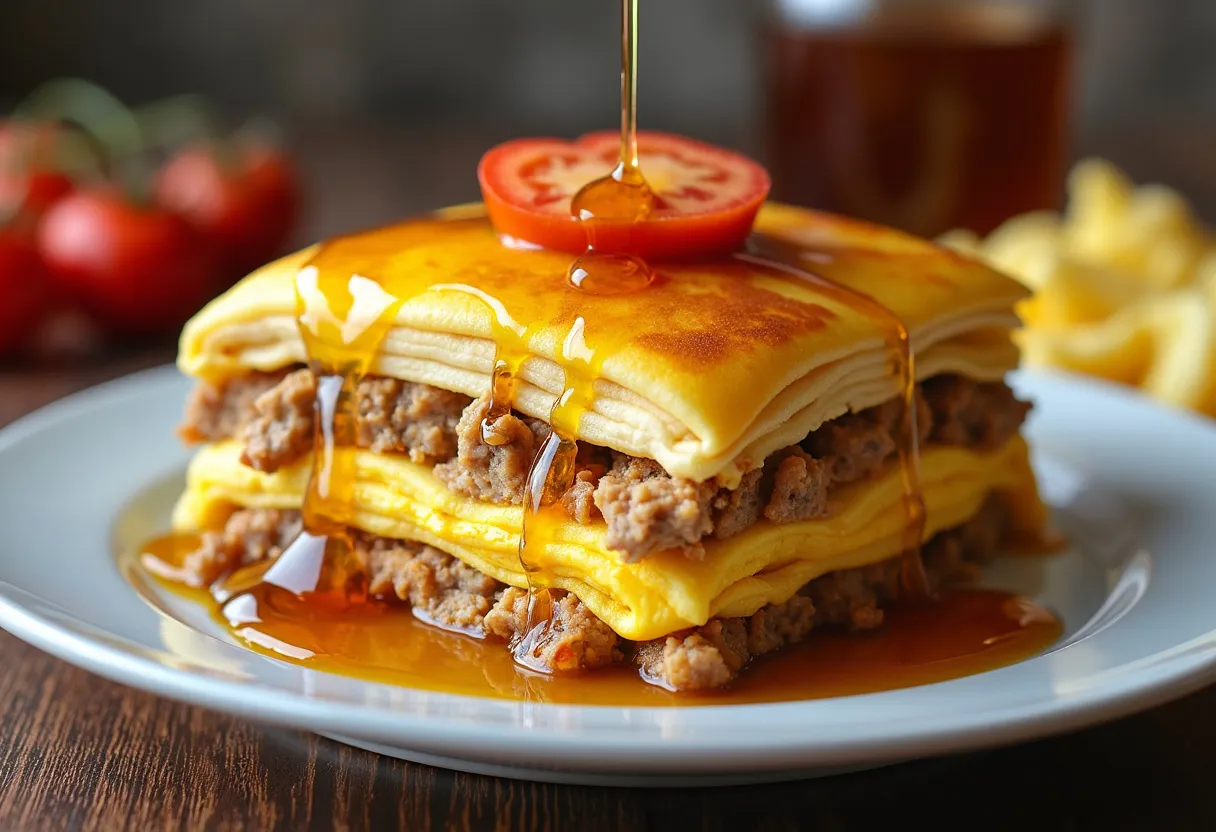 Pancake Lasagna From The Sarah Silverman Program Tv Show